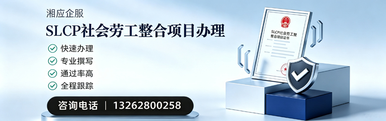 阳江SLCP社会劳工整合项目申报服务