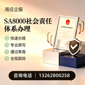 阳江SA8000社会责任体系认证服务